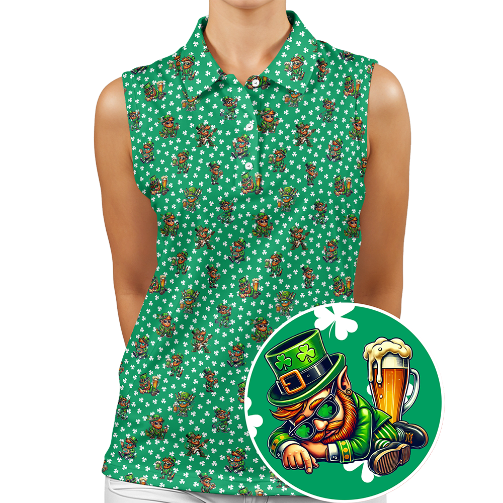 GAL'S SLEEVELESS POLOS
