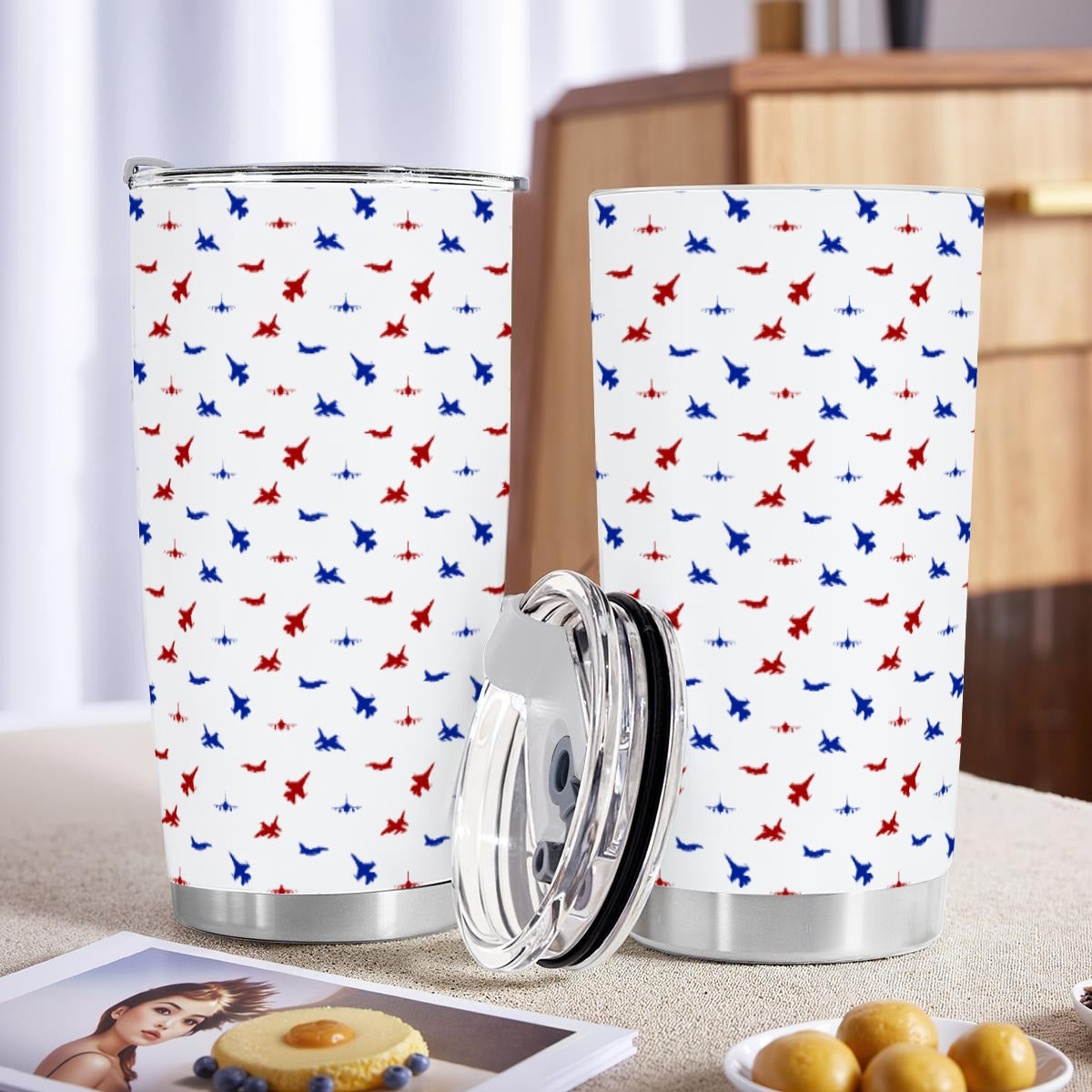 Sidewinder Swing (White) 20oz Tumbler with Sliding Lid