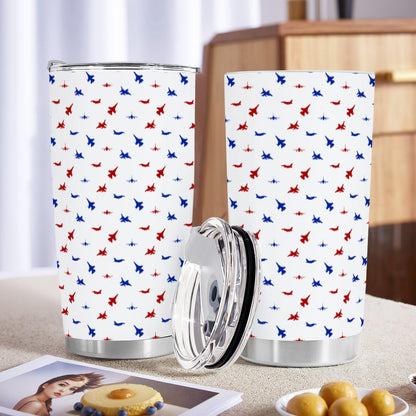 Sidewinder Swing (White) 20oz Tumbler with Sliding Lid