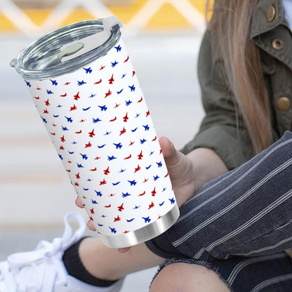 Sidewinder Swing (White) 20oz Tumbler with Sliding Lid