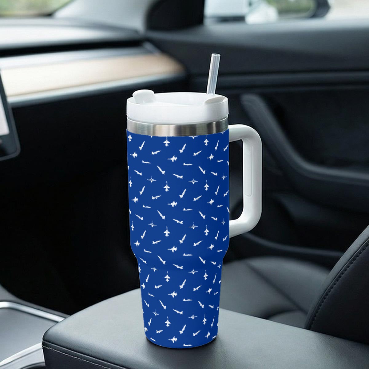 White Rocket 40oz Tumbler