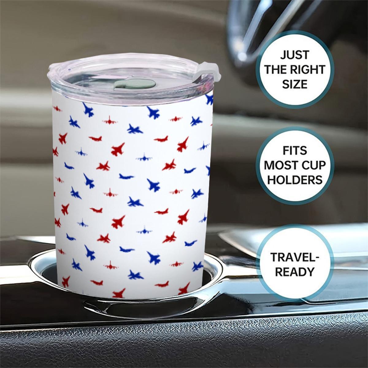 Sidewinder Swing (White) 20oz Tumbler with Sliding Lid