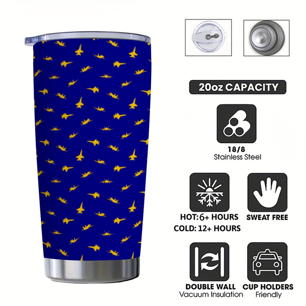 The Bug 20oz Tumbler with Sliding Lid