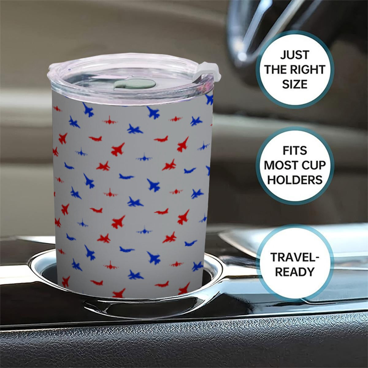 Sidewinder Swing (Grey) 20oz Tumbler with Sliding Lid