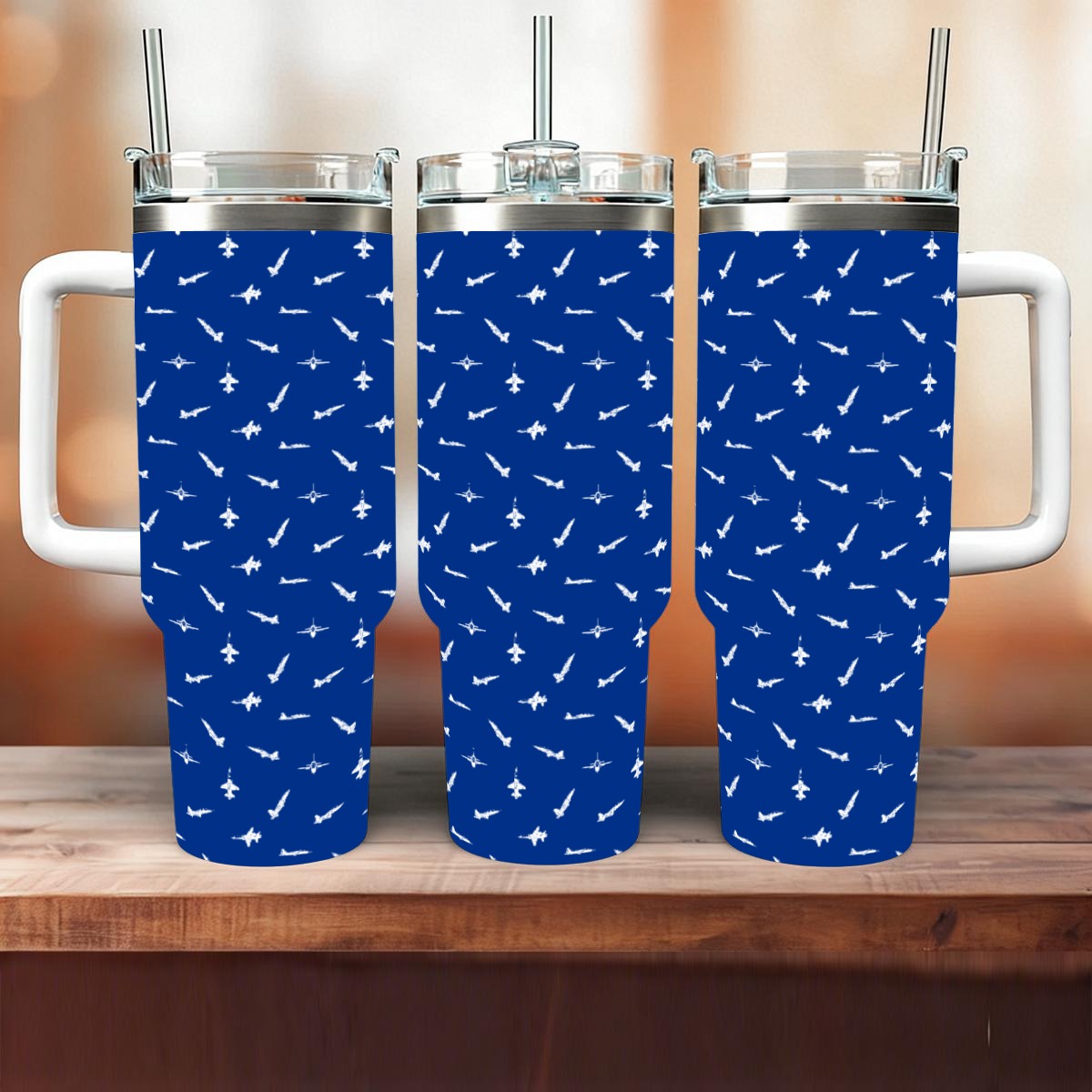 White Rocket 40oz Tumbler
