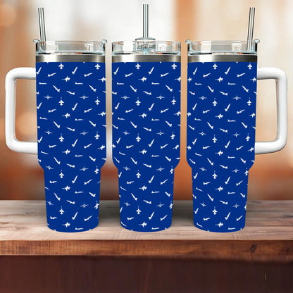 White Rocket 40oz Tumbler