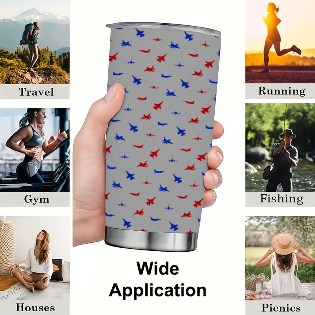 Sidewinder Swing (Grey) 20oz Tumbler with Sliding Lid