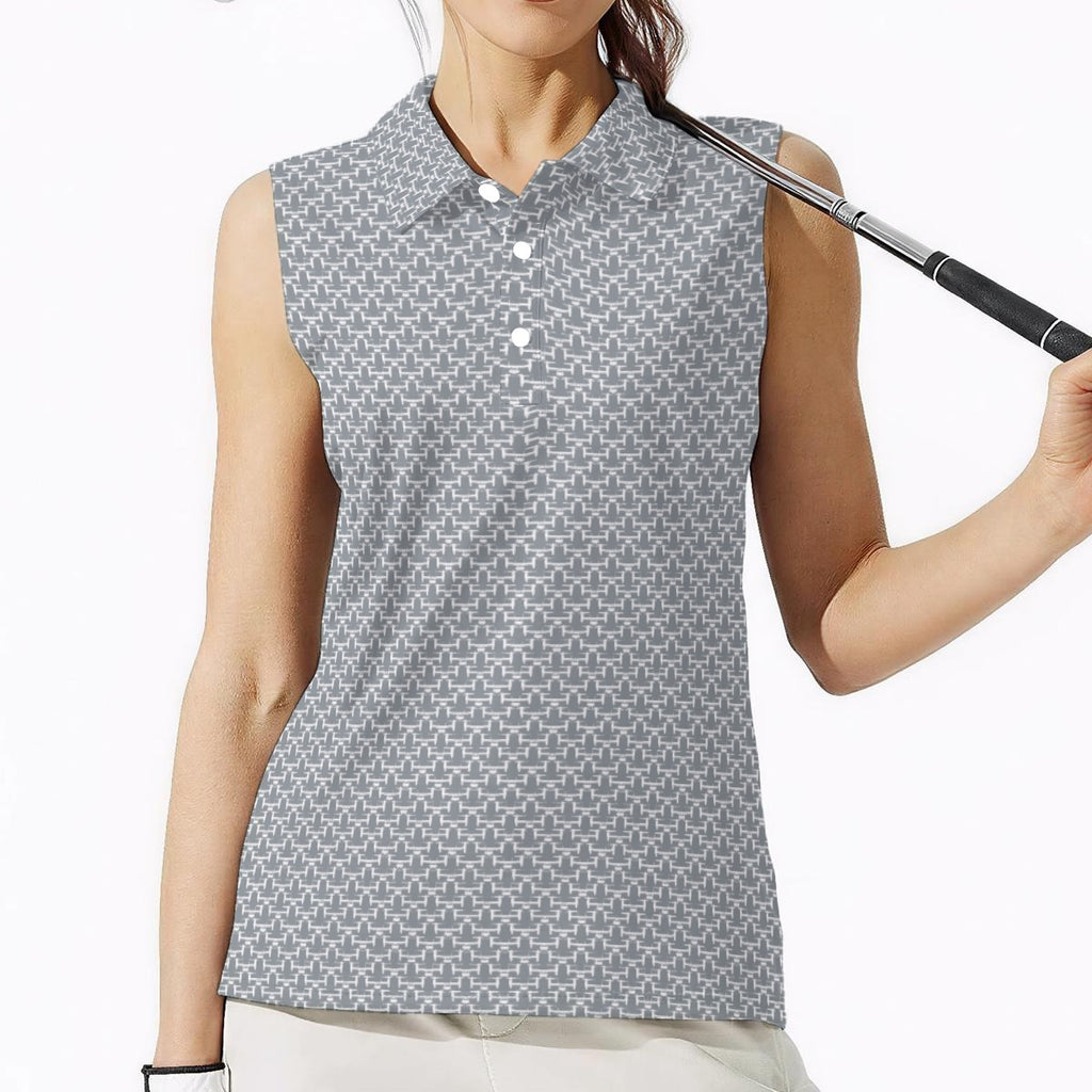 Plopter (Grey) Sleeveless Polo