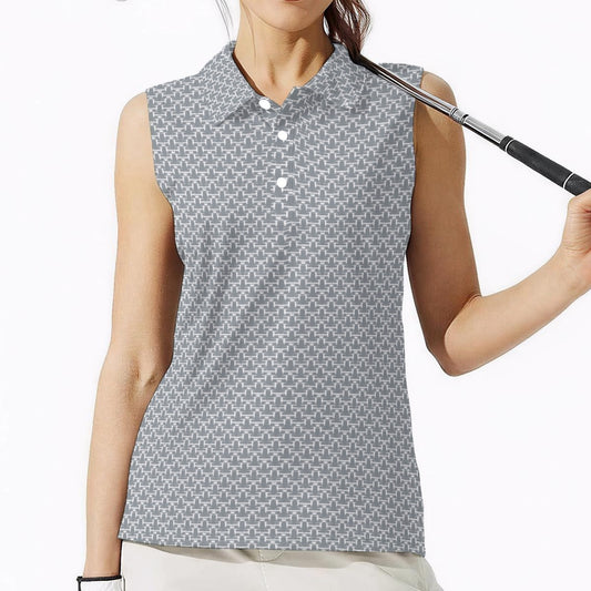 Plopter (Grey) Sleeveless Polo