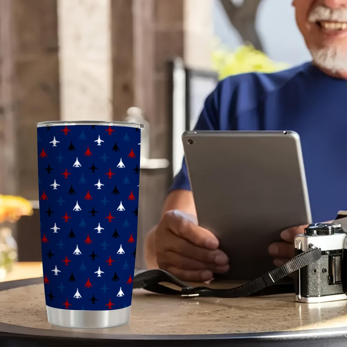 The BONE 20oz Tumbler with Sliding Lid