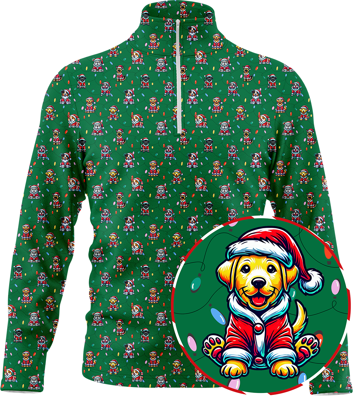 Fleas Navidog Gal's Quarter Zip