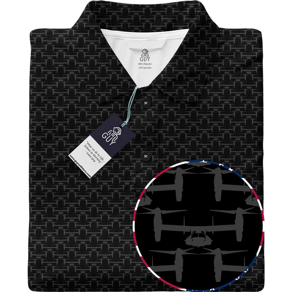 Plopter Womens (Black) Gal's Polo