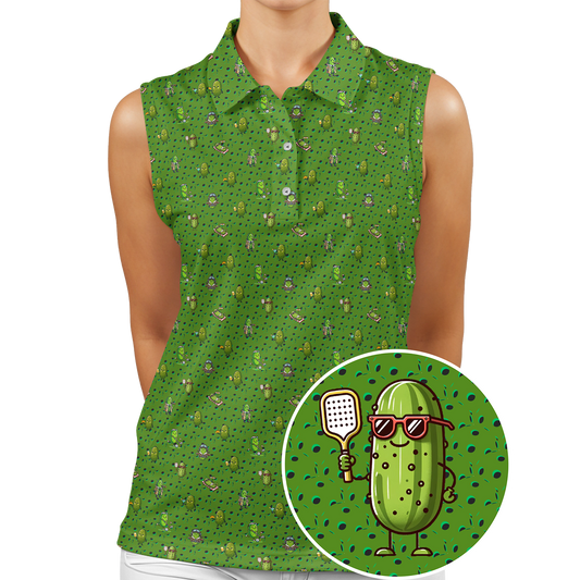 The Pickle Polo Women's Sleeveless Polo